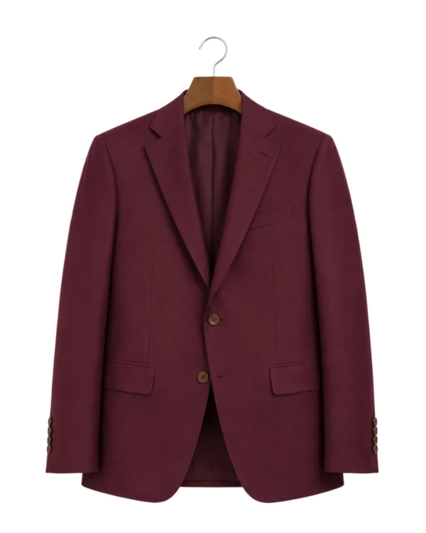 Bordo Klassik pencək